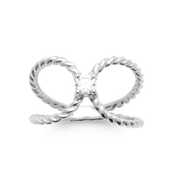 Bague Femme - Argent 925 - Oxyde de zirconium