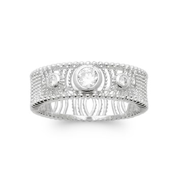 Bague Femme - Argent 925 - Oxyde de zirconium