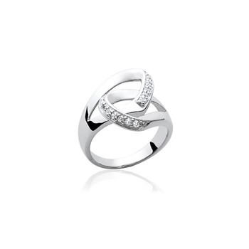 Bague Femme - Argent 925 - Oxyde de zirconium