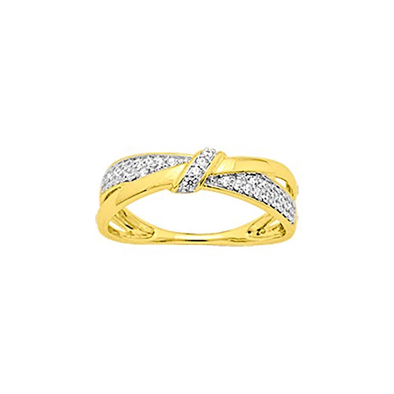 Bague Femme - Oxyde de zirconium - Or 18 Carats