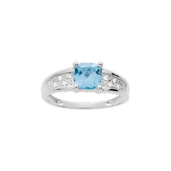 Bague Femme - topaze - Or 18 Carats