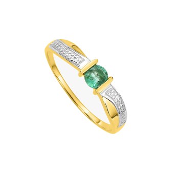 Bague Femme - émeraude - Or 18 Carats