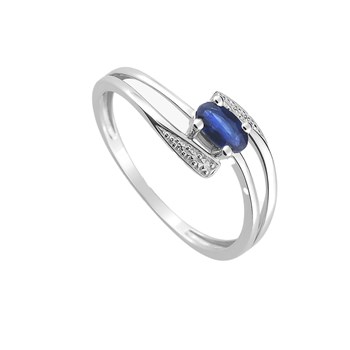Bague Femme - saphir - Or 18 Carats