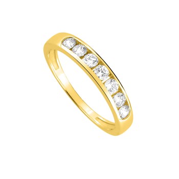 Bague Femme - Oxyde de zirconium - Or 18 Carats