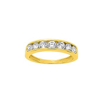 Bague Femme - Oxyde de zirconium - Or 18 Carats