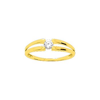 Bague Femme - Oxyde de zirconium - Or 18 Carats