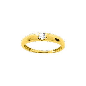 Bague Femme - Oxyde de zirconium - Or 18 Carats