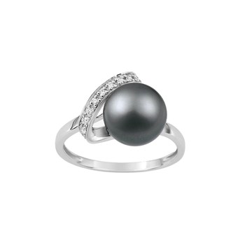 Bague Femme - Perle de tahiti - Or 18 Carats