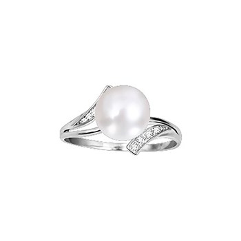 Bague Femme - perle - Or 18 Carats