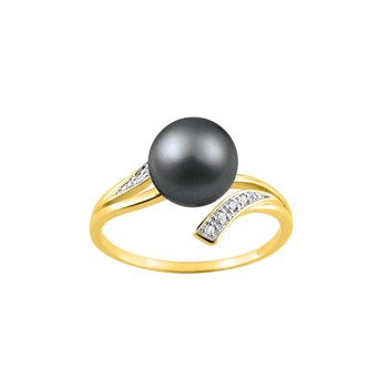 Bague Femme - Or 18 Carats - Diamant 0,03 Carats