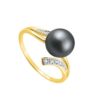 Bague Femme - Or 18 Carats - Diamant 0,03 Carats
