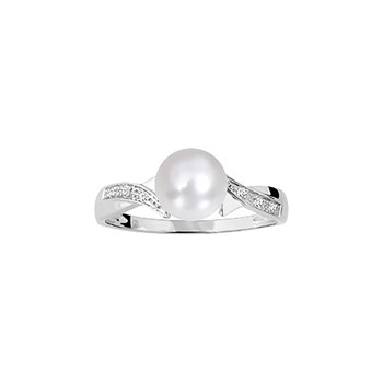 Bague Femme - perle - Or 18 Carats