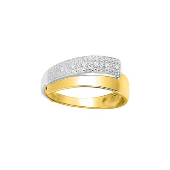Bague Femme - Or 18 Carats - Diamant 0,03 Carats