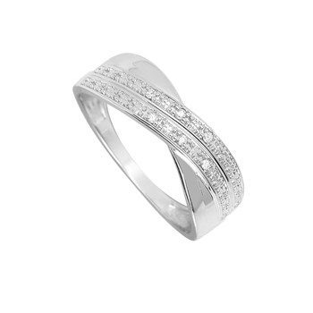 Bague Femme - Or 18 Carats - Diamant 0,03 Carats
