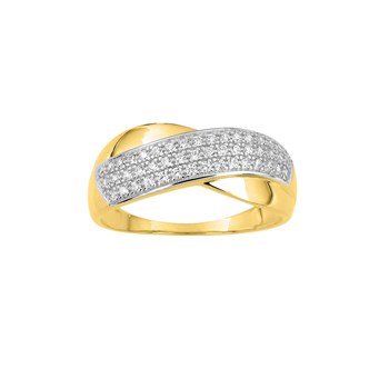 Bague Femme - Or 18 Carats - Diamant