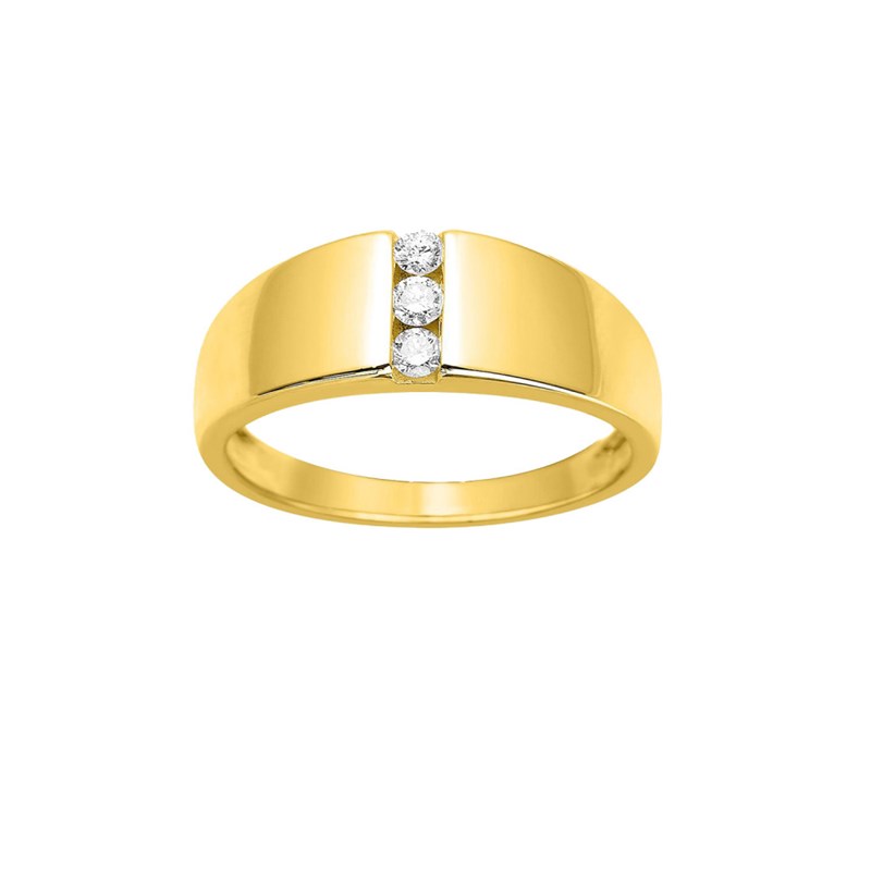 Bague Femme - Oxyde de zirconium - Or 18 Carats