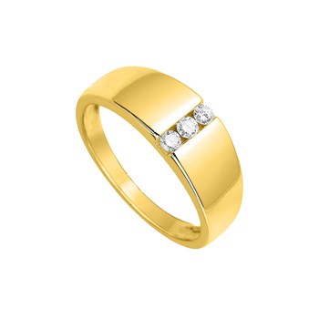 Bague Femme - Oxyde de zirconium - Or 18 Carats