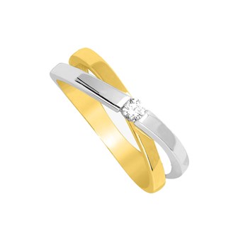 Bague Femme - Oxyde de zirconium - Or 18 Carats
