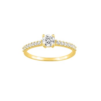 Bague Femme - Oxyde de zirconium - Or 18 Carats