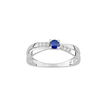 Bague femme - Oxyde de zirconium - Or 18 Carats