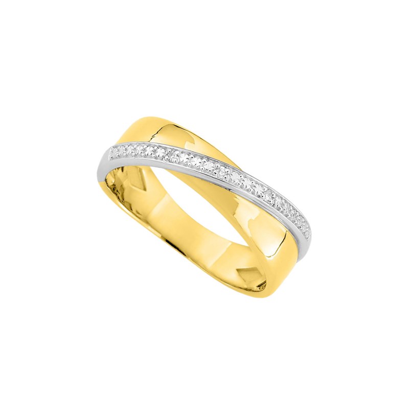 Bague femme - Diamant - Or 18 Carats - vue 2