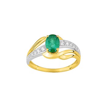 Bague femme - Oxyde de zirconium - Or 18 Carats