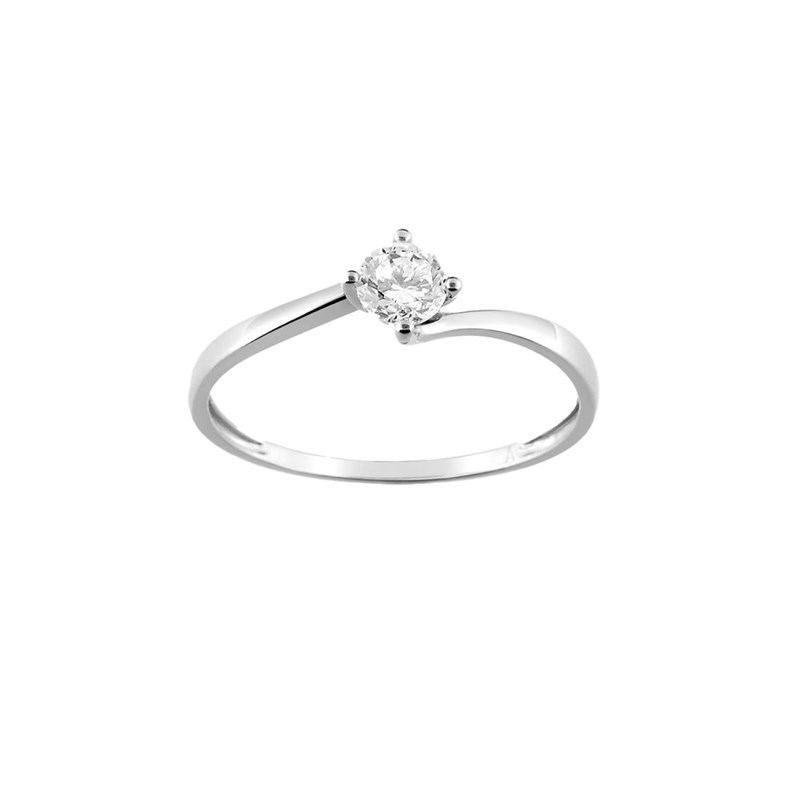 Bague femme - Oxyde de zirconium - Or 18 Carats