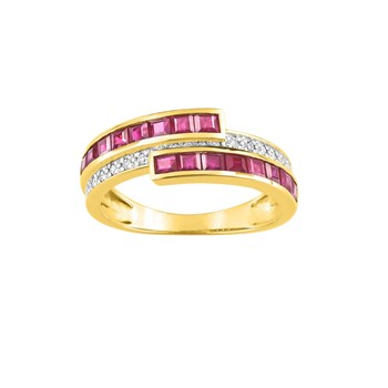 Bague femme - Rubis - Or 18 Carats