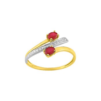 Bague femme - Rubis - Or 18 Carats