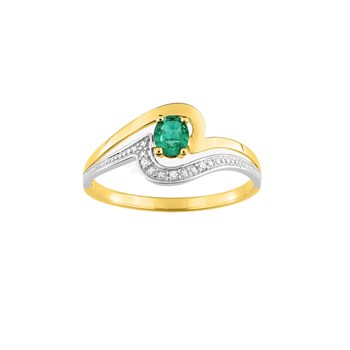 Bague femme - Emeraude - Or 18 Carats