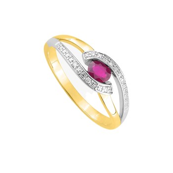 Bague femme - Rubis - Or 18 Carats