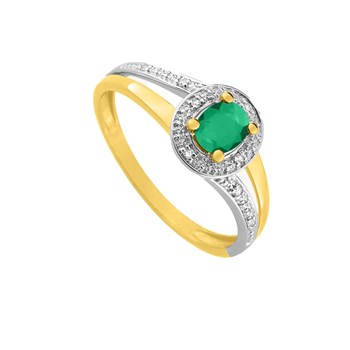 Bague femme - Emeraude - Or 18 Carats