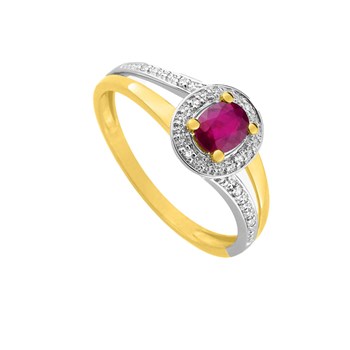 Bague femme - Rubis - Or 18 Carats
