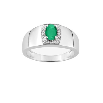 Bague femme - Emeraude - Or 18 Carats