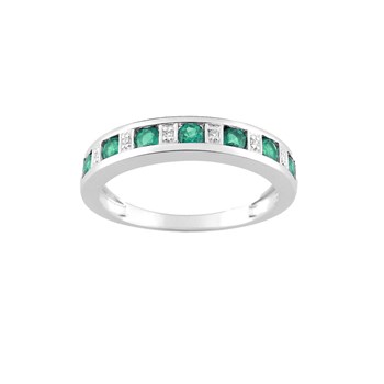 Bague femme - Emeraude - Or 18 Carats