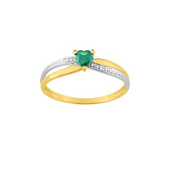 Bague femme - Emeraude - Or 18 Carats