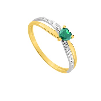 Bague femme - Emeraude - Or 18 Carats