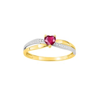 Bague femme - Rubis - Or 18 Carats