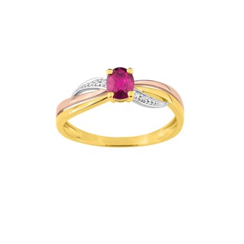Bague femme - Rubis - Or 18 Carats