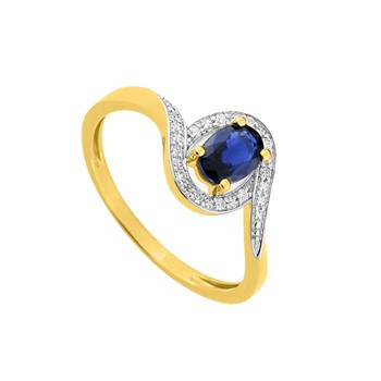 Bague femme - Saphir - Or 18 Carats