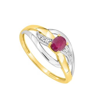 Bague femme - Rubis - Or 18 Carats