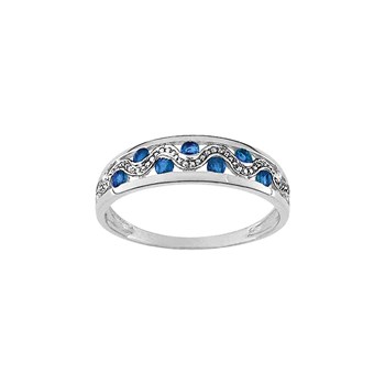 Bague femme - Saphir - Or 18 Carats