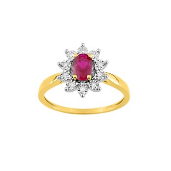 Bague femme - Rubis - Or 18 Carats