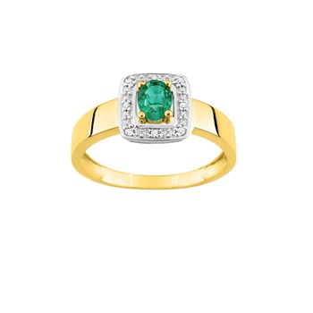 Bague femme - Emeraude - Or 18 Carats