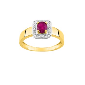 Bague femme - Rubis - Or 18 Carats