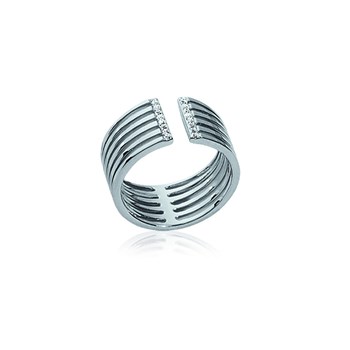 Bague Femme - Argent 925 - Oxyde de zirconium