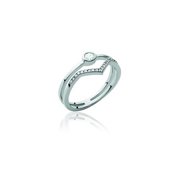 Bague Femme - Argent 925 - Oxyde de zirconium