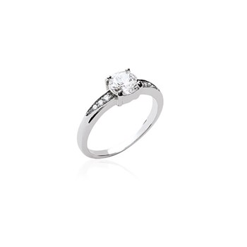 Bague Femme - Argent 925 - Oxyde de zirconium