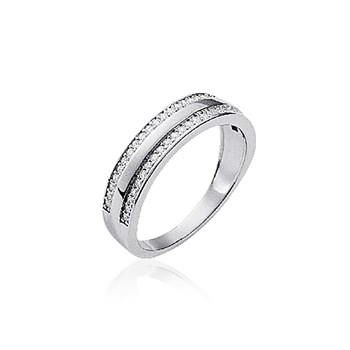 Alliance Femme - Argent 925 - Oxyde de zirconium