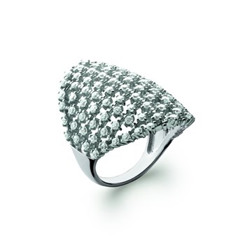 Bague Femme - Argent 925 - Oxyde de zirconium